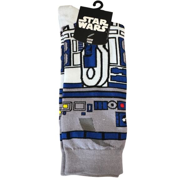 Disney Other - DISNEY STAR WARS Crew Socks NEW Men's Shoe Size 8 - 12 Sock Size 10 - 13